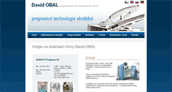 Desktop Screenshot of davidobal.cz