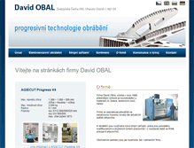 Tablet Screenshot of davidobal.cz